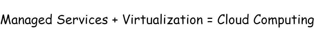 Managed Services + Virtualization = Cloud Computing